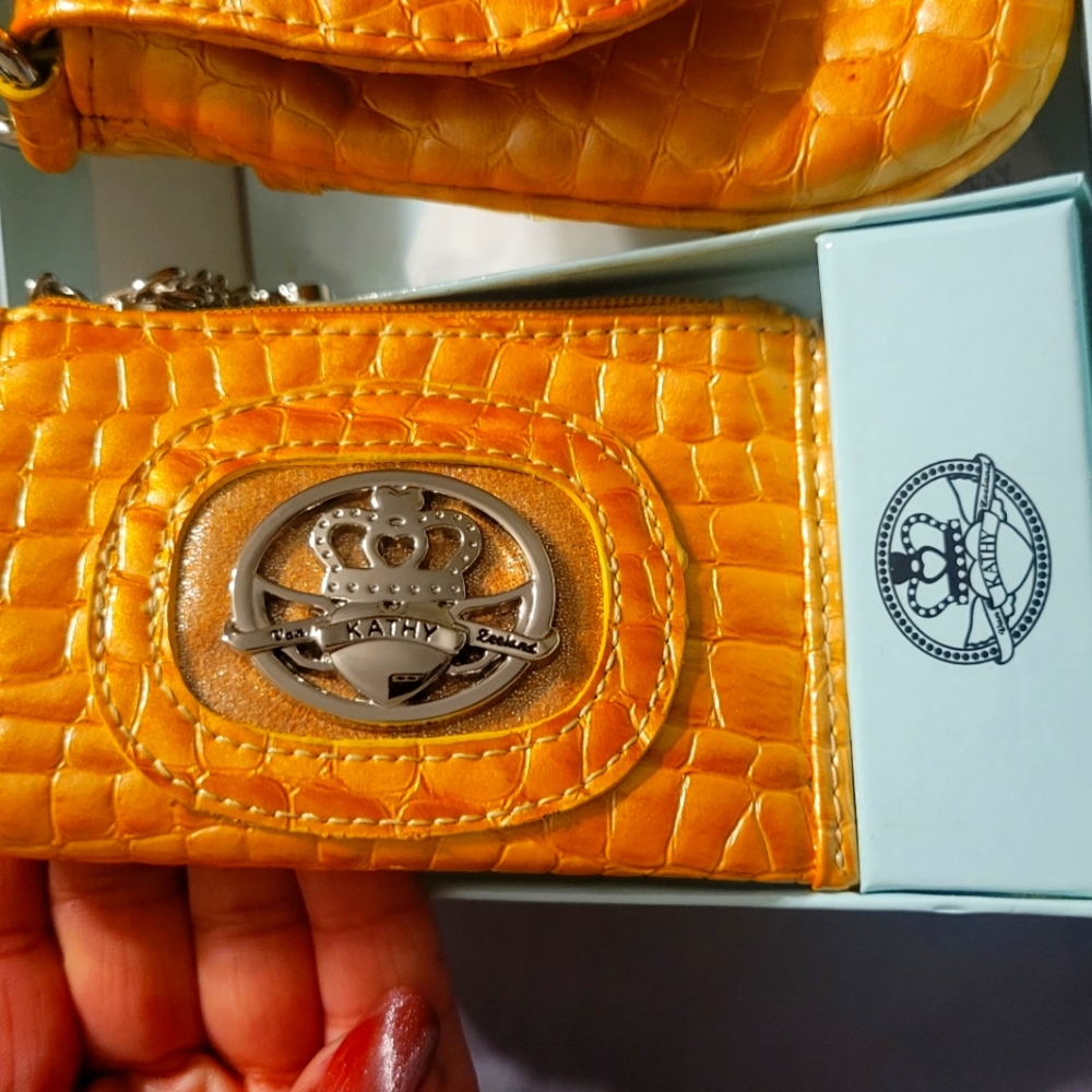 Cross body mini purse with  coin wallet